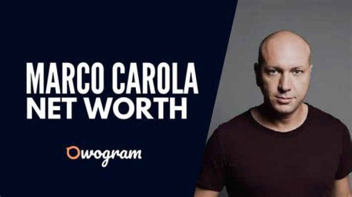 Marco Carola Biography, Age, Height, Wife, Net Worth, Family